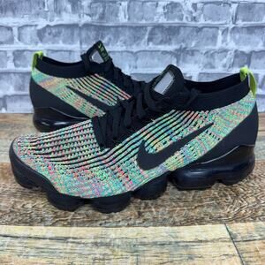 Nike Air VaporMax Flyknit Multicolor Running Shoes AJ6900-006 Mens Size 10.5